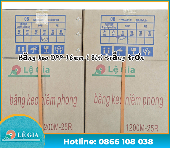 Băng keo OPP 8 li